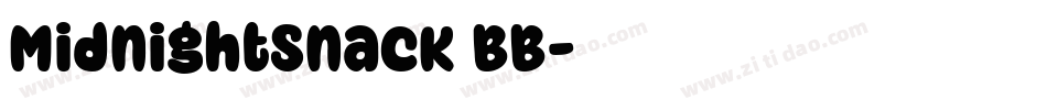 MidnightSnack BB字体转换